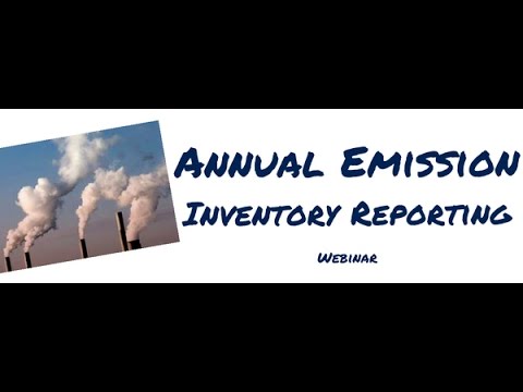 Annual Emission Inventory Reporting