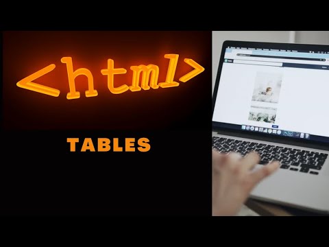 11. HTML Tables