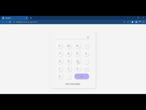 CALCULATOR #TASK04 | WEB DEVELOPMENT INTERN | LETSGROWMORE