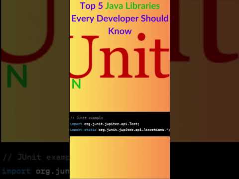 Top 5 Must-Know Java Libraries | 60-Second Guide for Developers
