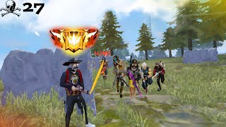 27 Kills 🤯  AK47 & P90 100 % Headshot Rate 👽❤️ | Solo Vs Squad 🐐 Full Gameplay | IQOO NEO 7 📲🔥