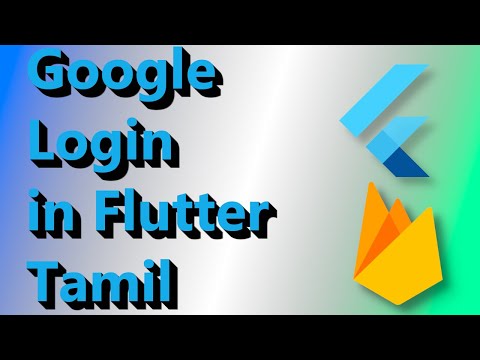 Flutter Google SignIn With Firebase | Thamizh | 3