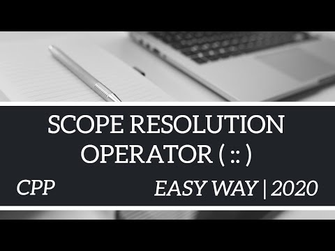 SCOPE RESOLUTION OPERATOR (CPP) | EASY WAY | 2020