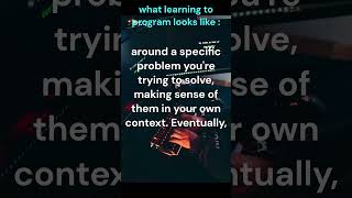 what learning to program looks like #programming #coding #learntocode2024