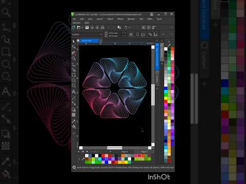 Pattern design in coreldraw || Coreldraw Easy tutorial for beginners || coreldraw 3d design #design