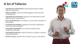 Scientific Research and Writing (10/16): "Logical Fallacies" by Florian Michahelles