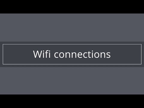 16 Wifi connections