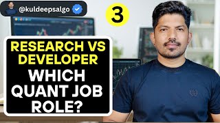 Quant Researcher vs Quant Developer  Career, Skills, & Best Role in Quantitative Finance