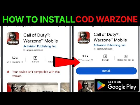 Call of duty warzone mobile your device isn't compatible with this version fix✅ | Cod warzone mobile