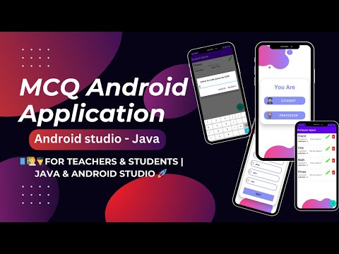 📱🧑‍🏫🧑‍🎓 Comprehensive MCQ Management App: For Teachers & Students | Java & Android Studio 🚀