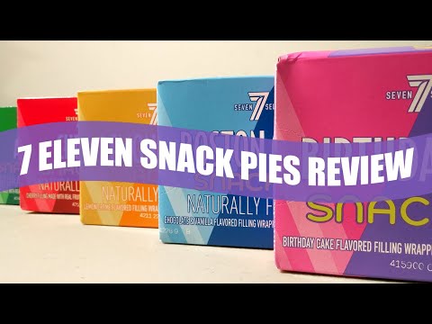 Trying 7 Eleven's ONE DOLLAR Pies | Taste Test Review 2024