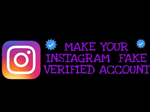 Make your Instagram fack Verified Account ☑️