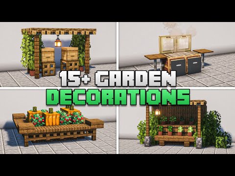 15+ Garden Build Ideas in Minecraft!