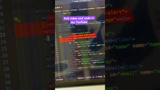 Functional form in JS and EmailJS   #js #javascript #dev #coding #developer #developertips #emailjs