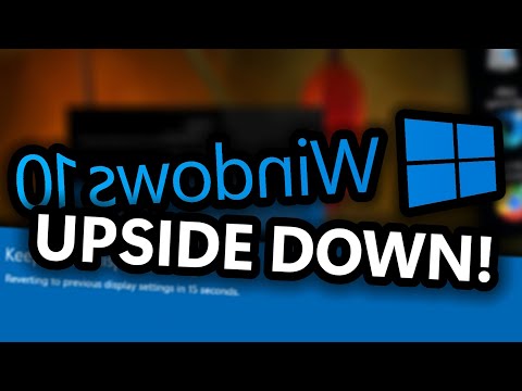 Using Windows 10 Upside Down!