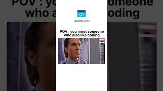 Epic Code-Handshake Showdown: When Two Coders Meet!#Short #Code #Sigma