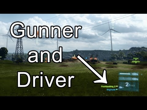 Battlefield 3 Armored Kill - Mobile Artillery Bug - Gunner and Driver