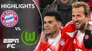 HARRY KANE GOAL 💥 PURE DOMINANCE 😤 Bayern Munich vs. Wolfsburg | Bundesliga Highlights | ESPN FC