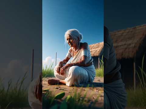 Grandmother troubled by the heat, builds a wooden house but still the heat does not subside 😭 #ai