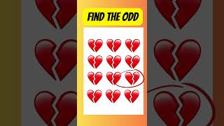 Find The Odd Emoji Out| Emoji challenge #shorts #viralshorts