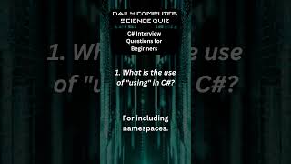 C# Interview Questions for Beginners