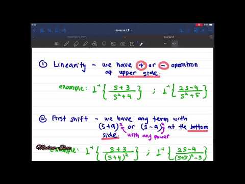 Hint for Properties of Inverse Laplace Transforms