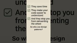 What are Design Patterns? #DesignPatterns #SoftwareDesign #ProgrammingHumor #LearnToCode #CSConcepts