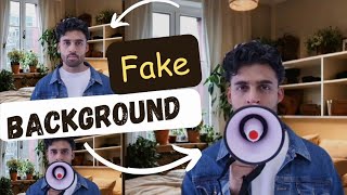 Create a FAKE realistic YouTube background easily via phone📱/tech/HowTo/learn/editorial/DIY