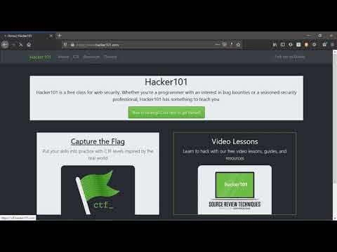 Introduction : Hacker101 CTF