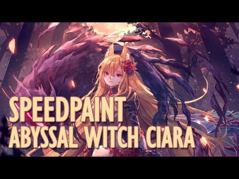 Drawing Process - Ciara Brave Frontier [SAI]