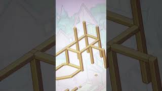 Designing isometric buildings - framing the house #pixelart #isometric