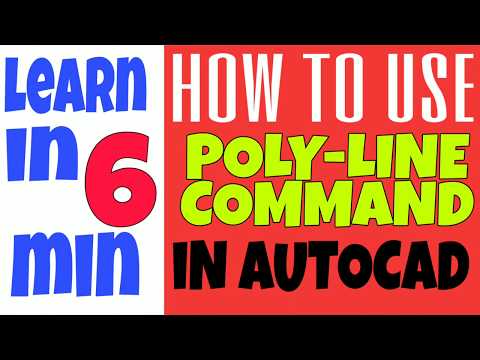 Autocad tutorial - How to use Polyline command in autocad #Cadibly #learnautocad