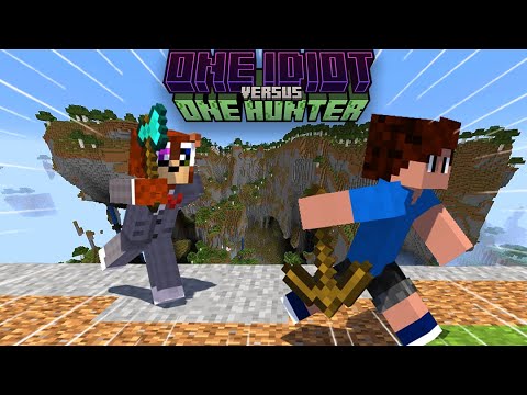One Minecraft Idiot Versus One Hunter - Minecraft