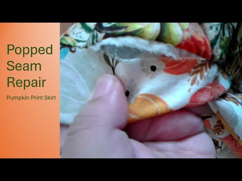 Popped Seam Repair