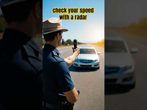 Ever wondered how radar guns catch speeders? #radar #radarvision #didyouknow