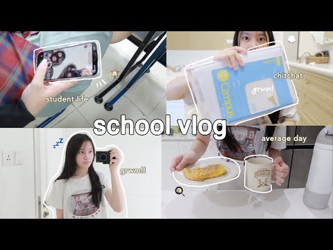 5am school vlog: grwm, student life, realistic, what’s in my bag