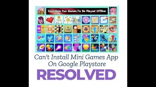 🎮 Fix "Can't Install Mini Games App" on Google Play Store | Quick & Easy Solutions!