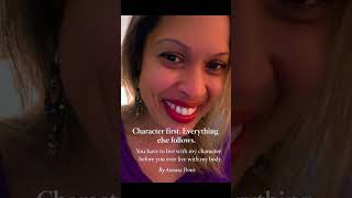 Character first. Alway #CharacterFirst#Boundaries#SelfRespect #Integrity #InnerBeauty#PurposeDriven