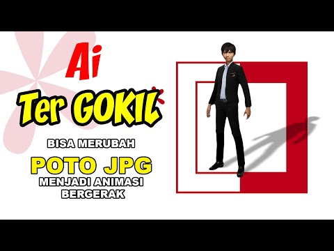 Merubah poto jpg menjadi animasi bergerak menggunakan ai
