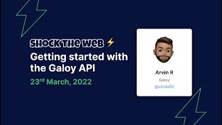 Getting Started with the Galoy API