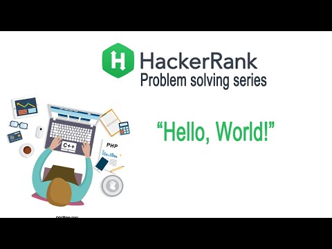 "Hello, World!" in C || HackerRank challenge solution