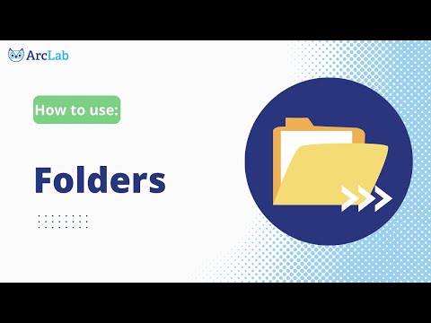 ArcLab Step-by-Step Tutorial - Organise your Learning modules into Folders