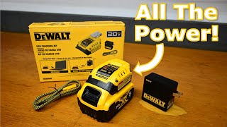New DeWalt DCB094K USB Charging Kit Review