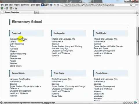 Free World U Flashcard Organization Video