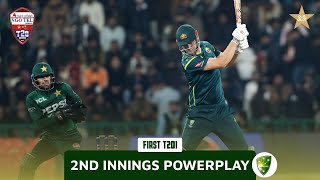 2nd Innings Powerplay | Pakistan vs Australia | Match 01 | T20I Series 2026 | PCB | MJ1K