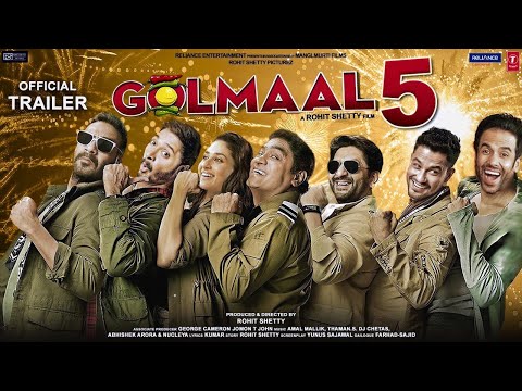 GOLMAAL 5 - Trailer | Ajay Devgan | Tabu | Arshad, Shreyas, Tusshar | Rohit Shetty IN 2025