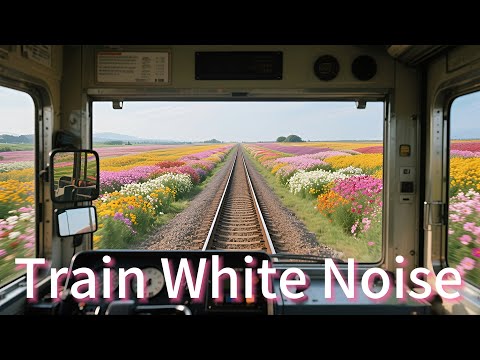 3-Hour Train Driver's View with Soothing Nature Sounds｜Relaxing White Noise for Sleep & Focus