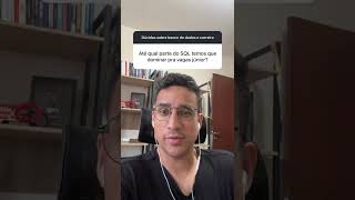 To what extent do we need to master SQL for junior positions?