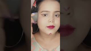 how to do viral blush hack #shorts #beautyinsidebymoumita #viralhacks #viralhackstesting