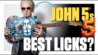 John 5: My Five Favorite Licks